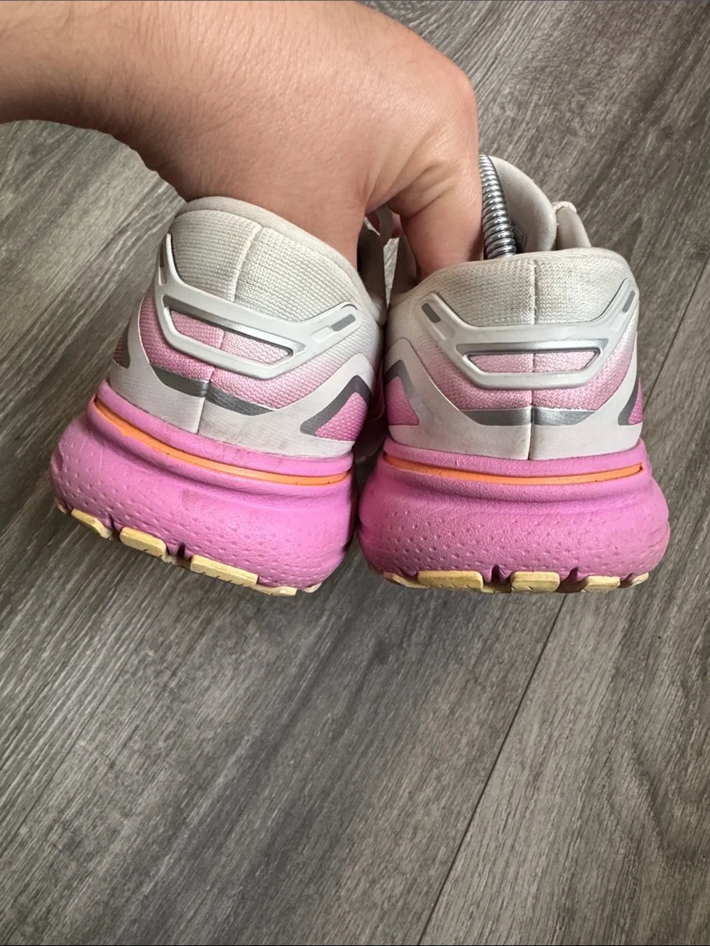 Brooks Ghost 15 Women’s Pink Ombre Running Sneakers